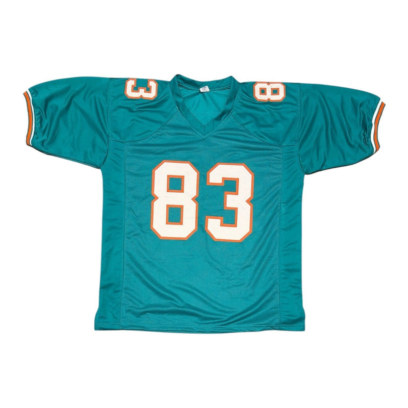 Mark Clayton Signed Autographed Miami Dolphins Custom Jersey JSA Witness COA