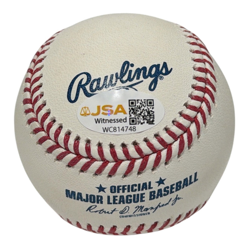 Joba Chamberlain Signed Autographed ROMLB Baseball w/ 09 WS Champs JSA Wit COA