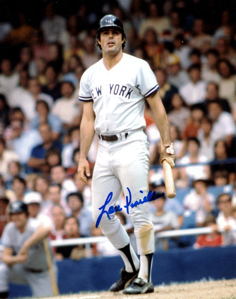 Lou Piniella Signed Autographed New York Yankees 8x10 Photo LSCM COA #1