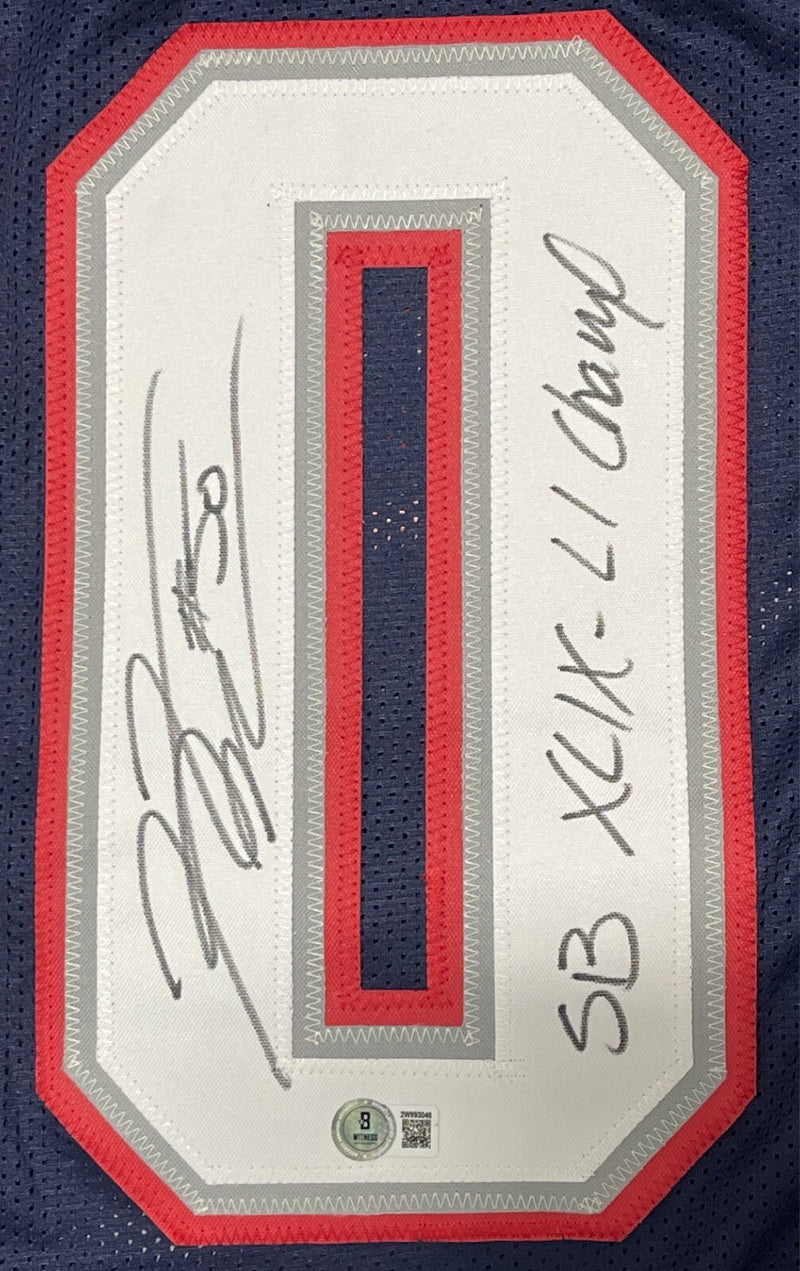 Rob Ninkovich Signed Patriots Custom Jersey w SB XLIX LI Champ Beckett W BAS COA