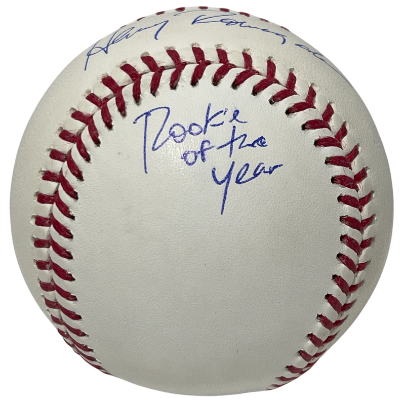 Thomas Ian Nicholas Signed ROMLB Baseball w/ 2 Ins Beckett Witness BAS COA