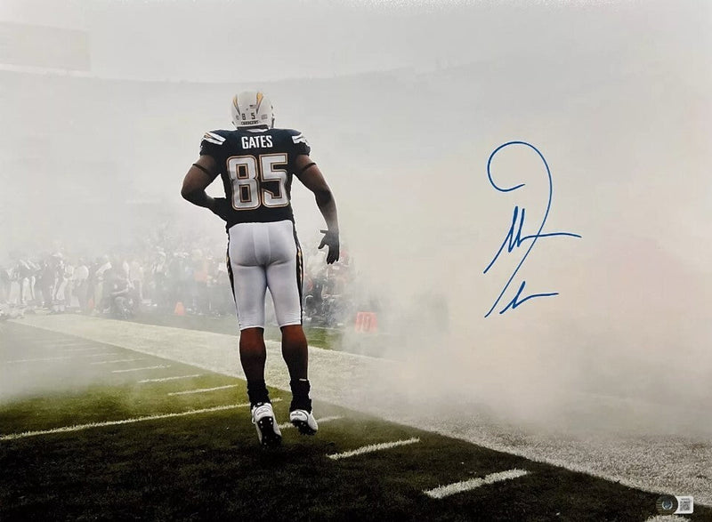 Antonio Gates Signed 16x20 Photo San Diego Chargers Beckett Witness BAS COA #1