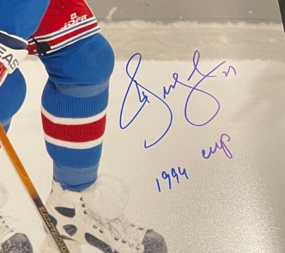 Alexei Kovalev Signed Autographed NY Rangers 16x20 Photo 1994 Cup JSA COA