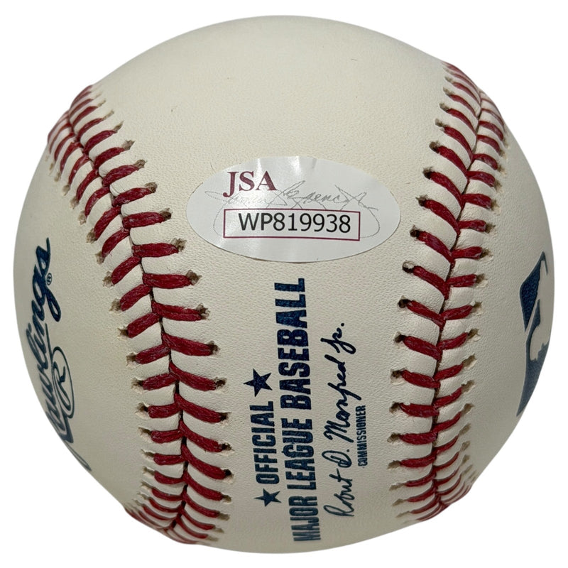 Wander Franco Signed Autographed ROMLB Baseball JSA COA Tampa Bay Rays