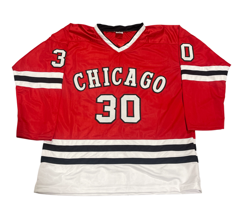 Ed Belfour Signed Chicago Blackhawks Custom Jersey w/ 4 Insc Beckett Wit BAS COA