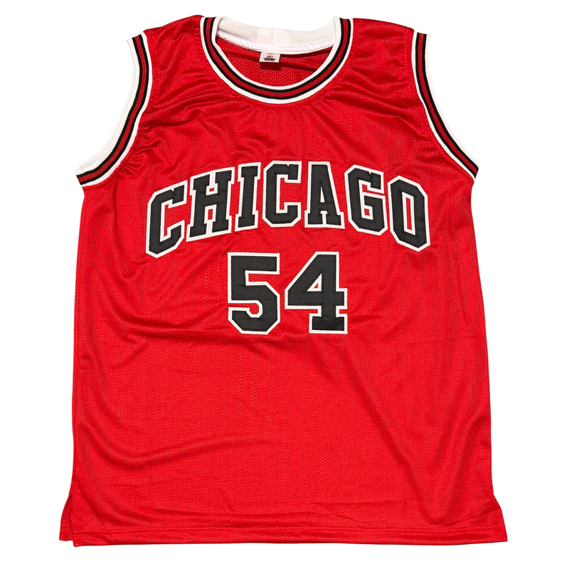 Horace Grant Signed Chicago Bulls Custom Jersey w/ 3 Peat 91-93 JSA Witness COA