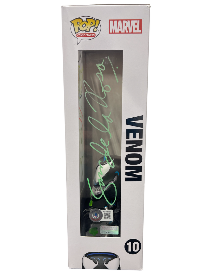 Tom Hardy Signed Venom Funko Pop Comic #10 w Sam De La Rosa Sketch BAS JSA COA B