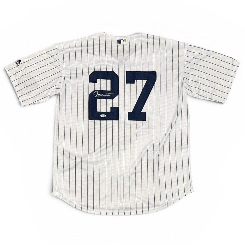 Giancarlo Stanton Signed New York Yankees Custom Replica Jersey JSA COA Mike