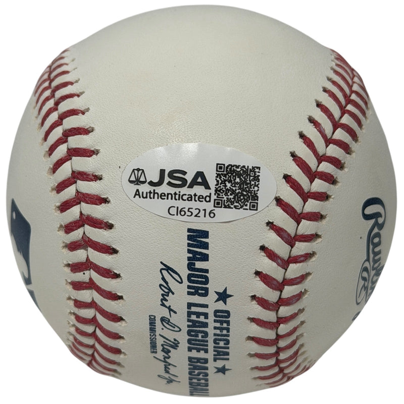 Druw Jones Signed ROMLB Baseball w/ No. 2 Pick JSA COA Arizona Diamondbacks