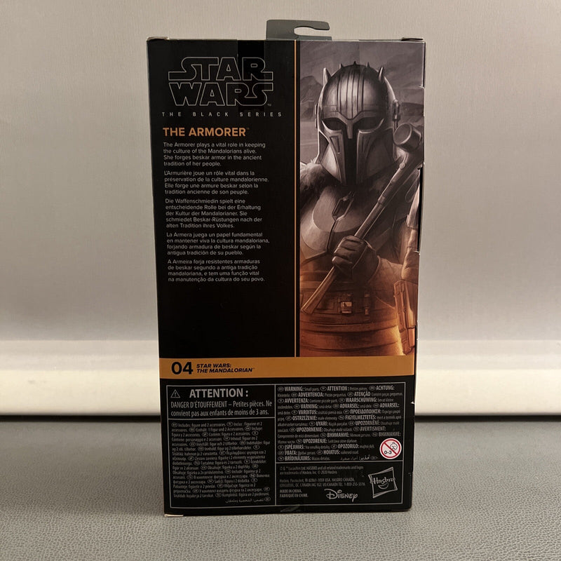 Emily Swallow Signed Auto The Armorer Star Wars Black Series Figure Insc JSA COA