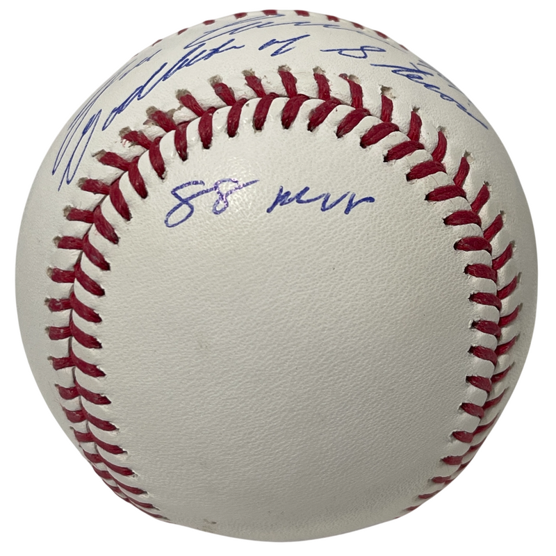 Jose Canseco Signed ROMLB Baseball w/ 4 Insc Godfather Beckett Witness BAS COA