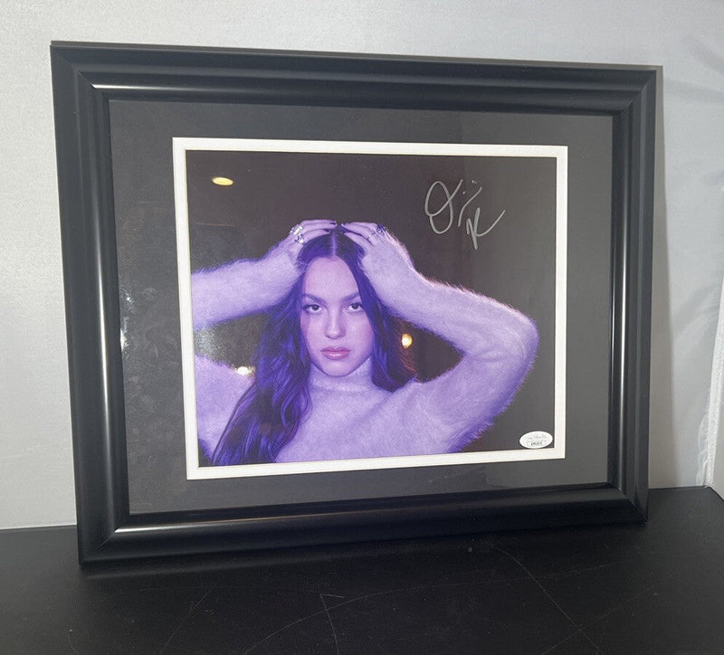 Olivia Rodrigo Signed 11x14 Framed Photo JSA COA Hot Pop Music Star Guts