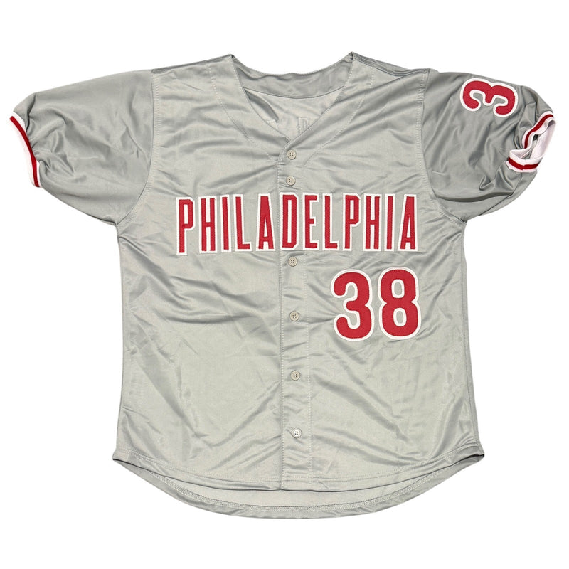 Curt Schilling Signed Philadelphia Phillies Custom Jersey JSA Witness COA