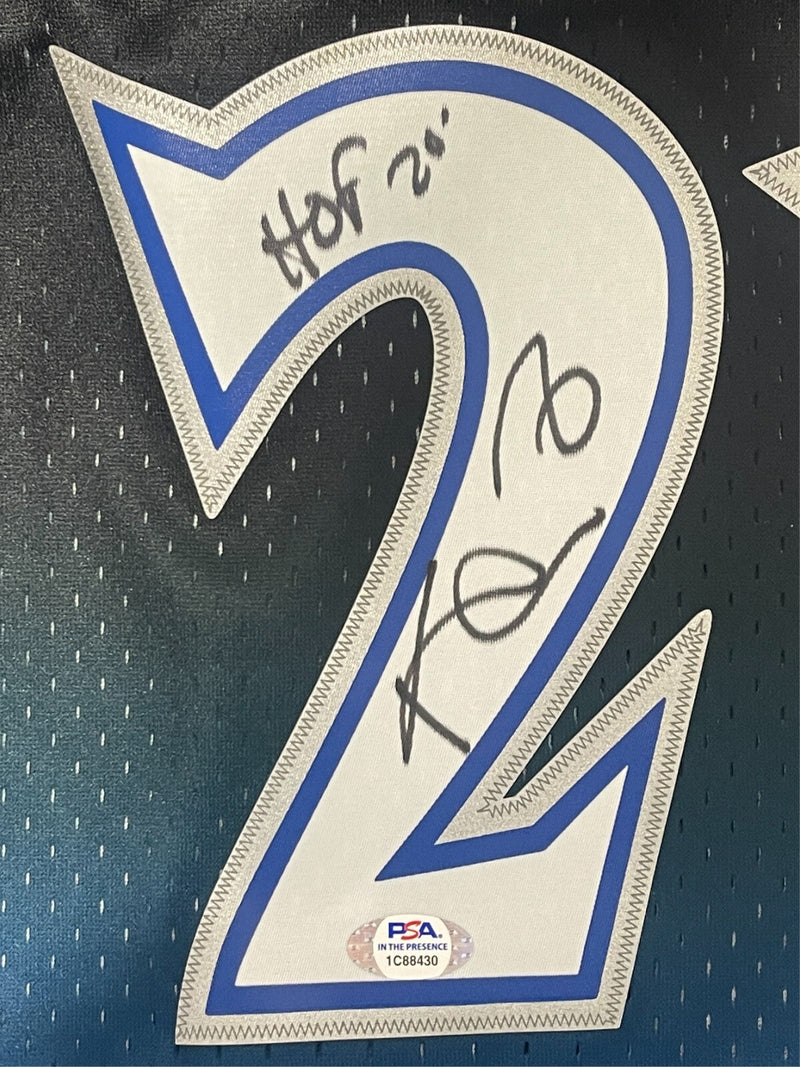 Kevin Garnett Signed Auto M&N Swingman Timberwolves Jersey w/ HOF 2020 PSA COA