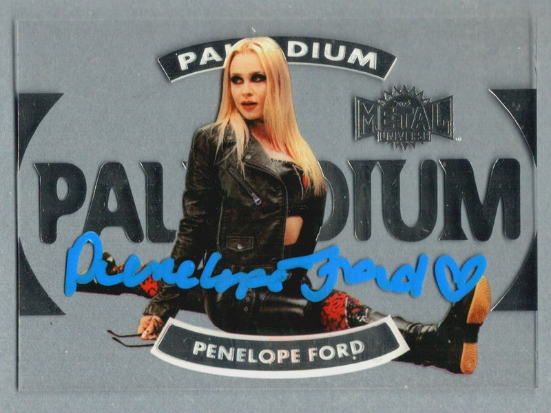 Penelope Ford Signed 2022 Skybox AEW Metal Universe Palladium Auto  LSCM COA