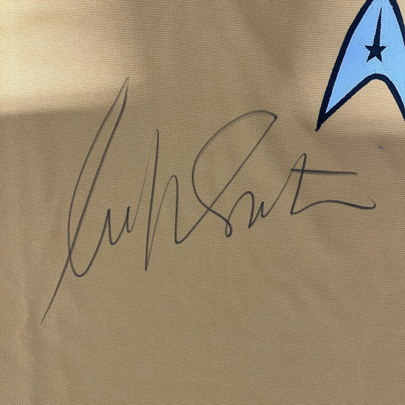 William Shatner Signed Autographed Star Trek Captain Kirk Shirt Uniform PSA COA