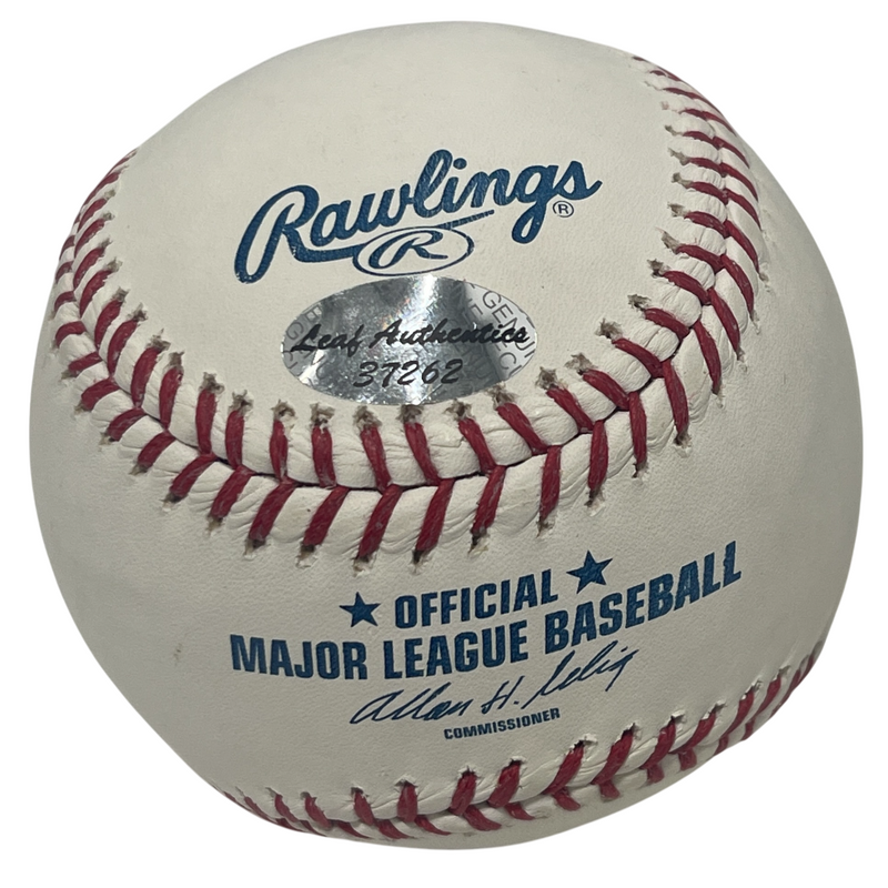 Frank Thomas Signed ROMLB Baseball Chicago White Sox w/ 93 94 AL MVP LEAF COA