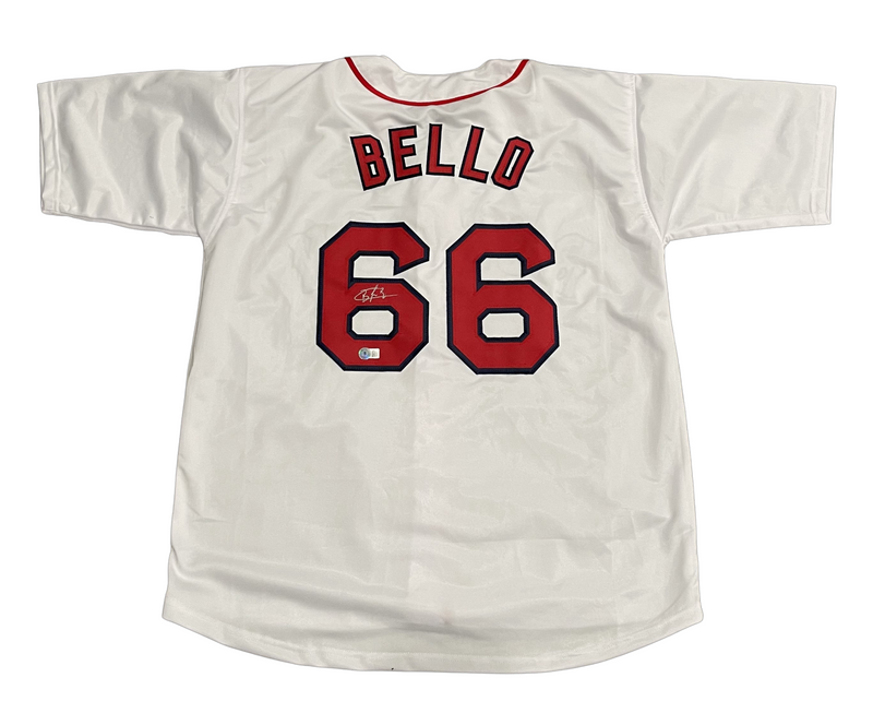 Brayan Bello Signed Boston Red Sox Custom Jersey Beckett Witness BAS COA
