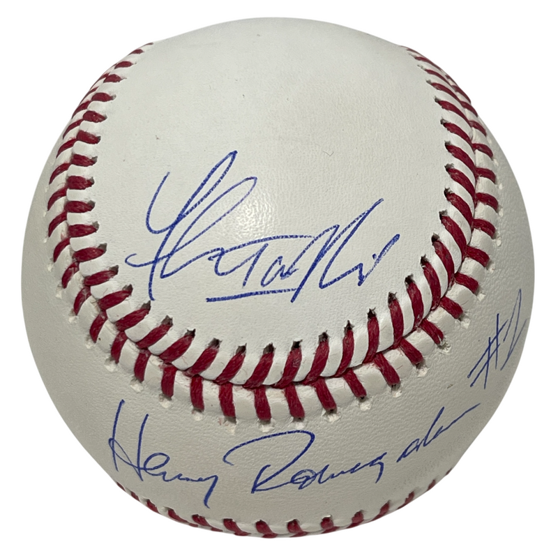 Thomas Ian Nicholas Signed ROMLB Baseball w/ 2 Ins Beckett Witness BAS COA