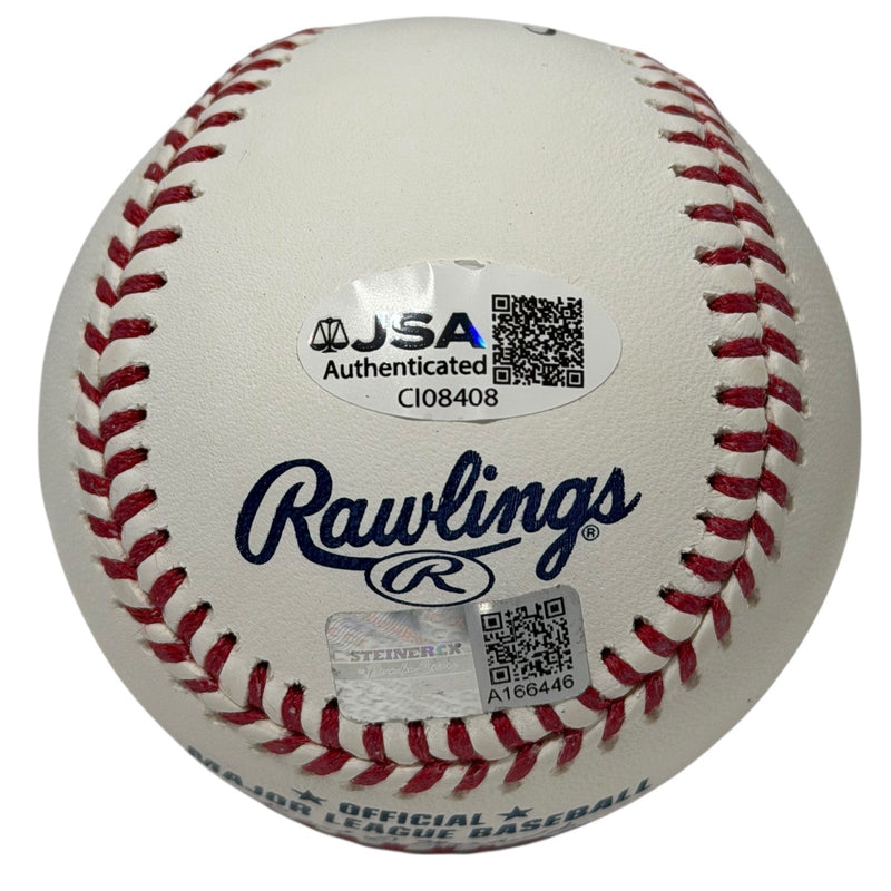 Billy Wagner Signed Autographed ROMLB Baseball w/ HOF 25 JSA COA + Steiner