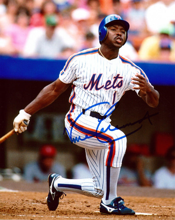 Vince Coleman Signed Autographed New York Mets 8x10 Photo LSCM COA #2