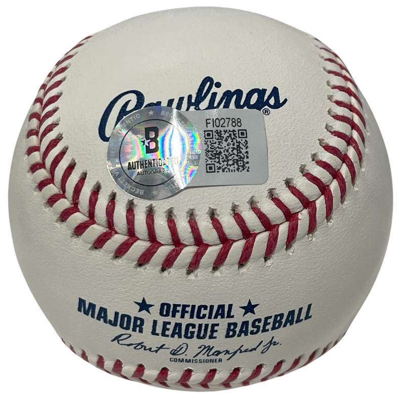 Miguel Cabrera Signed Rawlings ROMLB Baseball w/ 2 Ins Beckett BAS COA