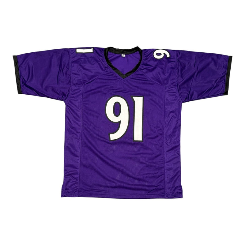 Trey Hendrickson Signed Baltimore Ravens Custom Jersey JSA Witness COA