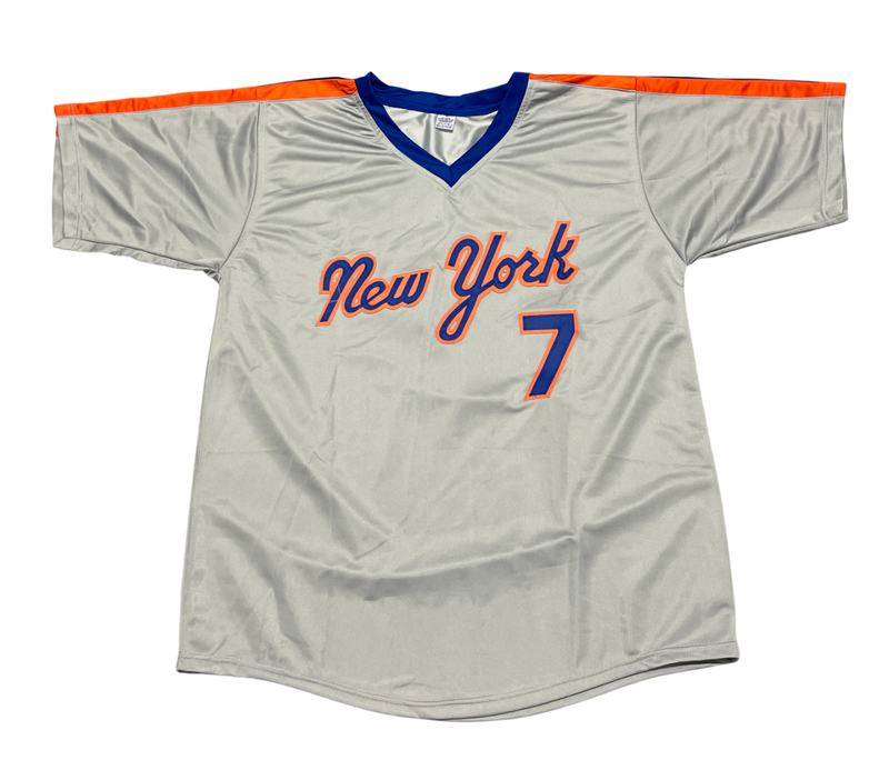 Kevin Mitchell Signed Auto New York Mets Custom Jersey w/ 86 WSC Beckett BAS COA
