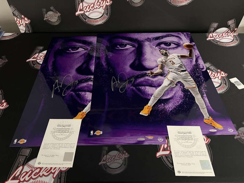 Anthony Davis Signed 20x24 Photo Portrait of Success Upper Deck UDA COA