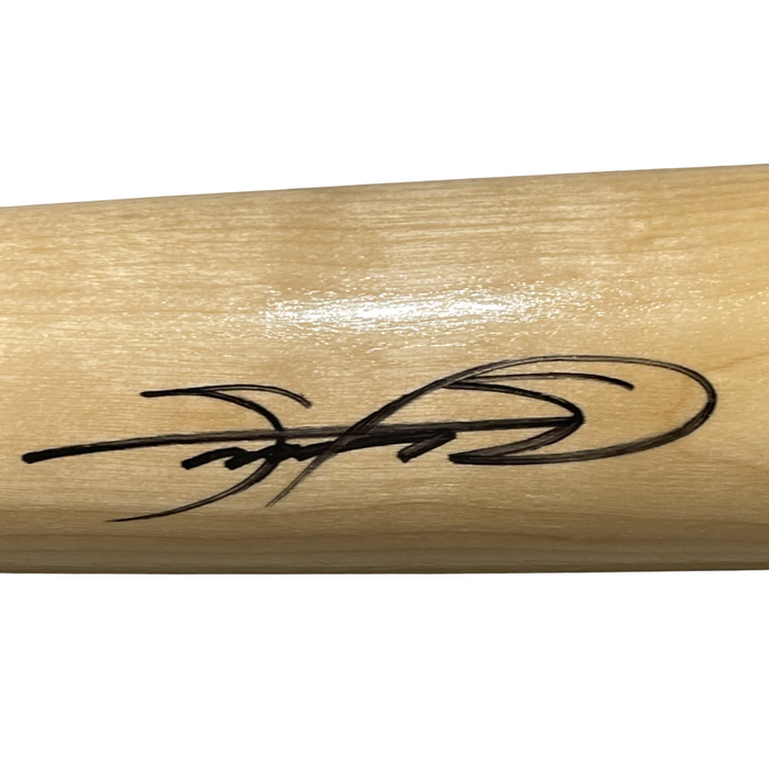 Sammy Sosa Signed Natural Louisville Slugger Baseball Bat Beckett Wit BAS COA