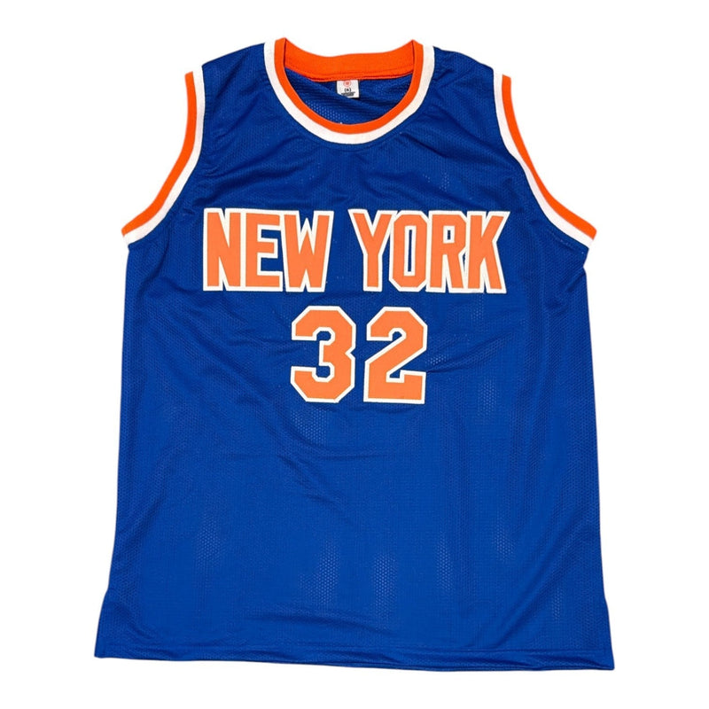 Xavier McDaniel Signed Autographed New York Knicks Custom Jersey JSA Witness COA