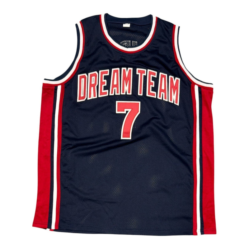 Larry Bird Signed Dream Team USA Custom Jersey JSA Witness COA + Bird Holo