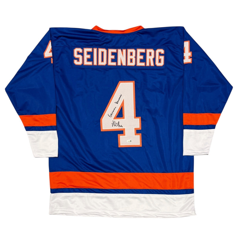Dennis Seidenberg Signed NY Islanders Custom Jersey w German Hammer JSA Wit. COA