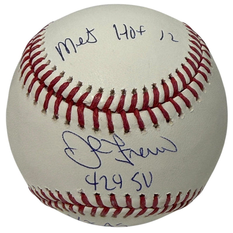 John Franco Signed Autographed ROMLB Baseball w/ 3 Insc JSA Witness COA