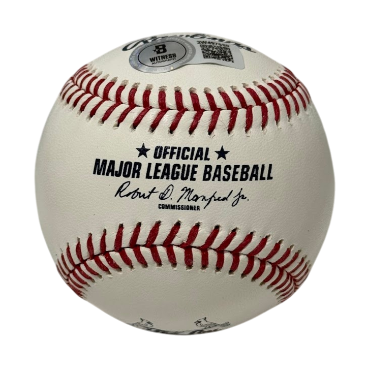 JJ Wetherholt Signed Cardinals City Connect The Lou Logo Baseball BAS W COA