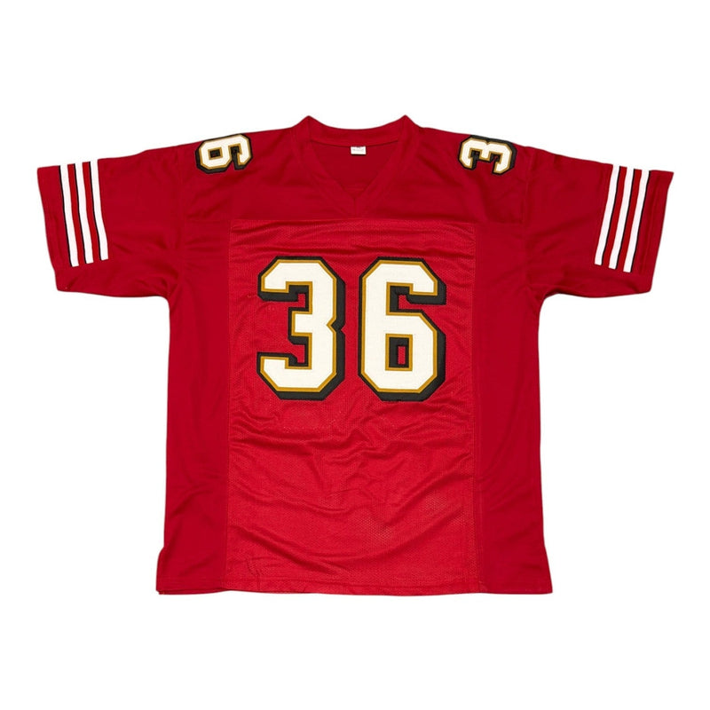 Merton Hanks Signed Autographed San Francisco 49ers Custom Jersey JSA Wit. COA