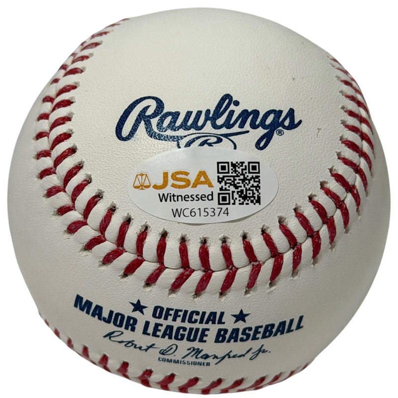 Fred Lynn Signed Autographed ROMLB Baseball JSA Witness COA Boston Red Sox