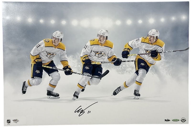 Eeli Tolvanen Signed Triple Exposure 24x16 Photo LE 32/50 Upper Deck UDA COA