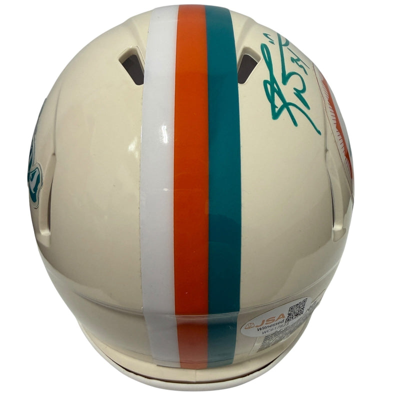 Ricky Williams Signed Dolphins Retro Mini Helmet w Smoke Weed Everyday JSA W COA