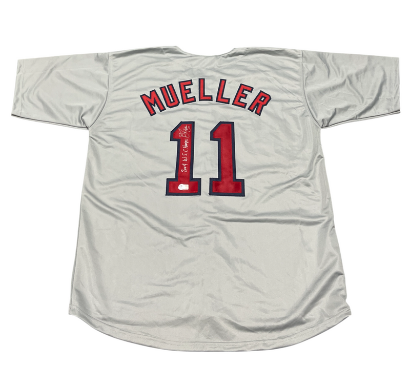 Bill Mueller Signed Boston Red Sox Custom Jersey 2004 WS Champs Beckett BAS COA