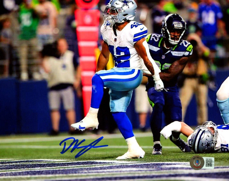 Deuce Vaughn Signed Dallas Cowboys 8x10 Photo Beckett Witness BAS COA #1