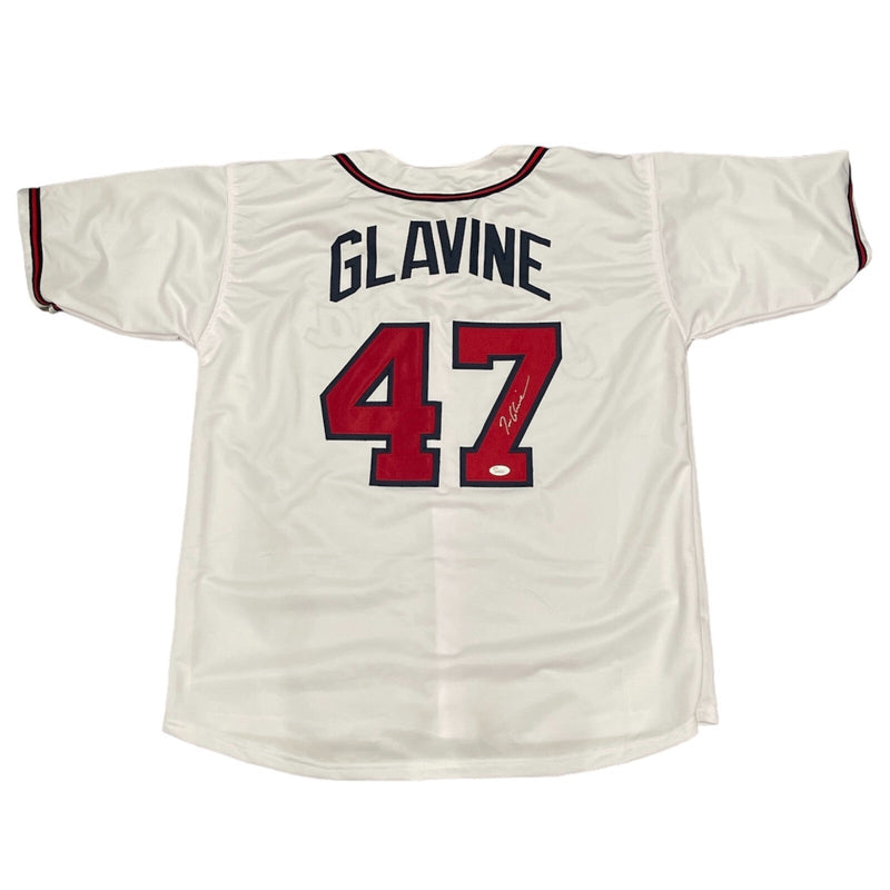 Tom Glavine Signed Autographed Atlanta Braves Custom Jersey JSA COA