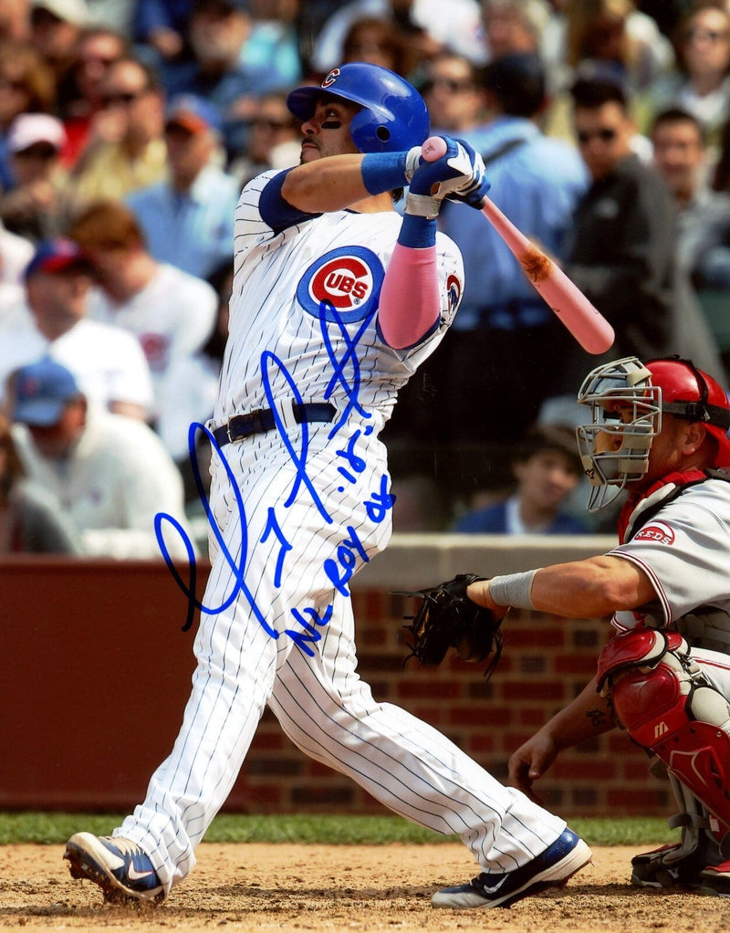 Geovany Soto Signed Chicago Cubs 8x10 Photo w/ NL ROY 08 LSCM COA #1