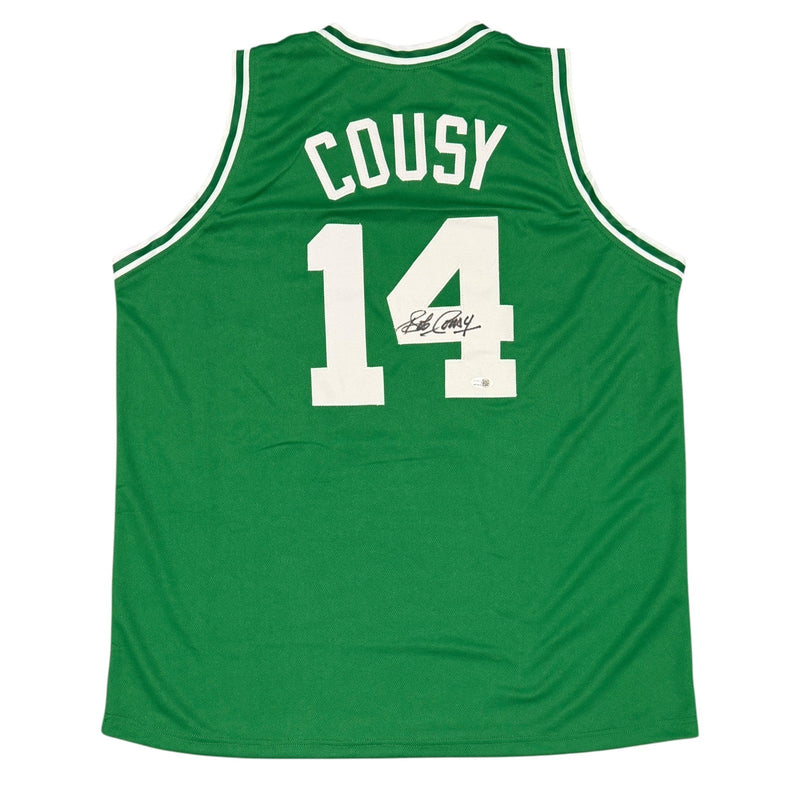 Bob Cousy Signed Autographed Boston Celtics Custom Jersey JSA Witness COA