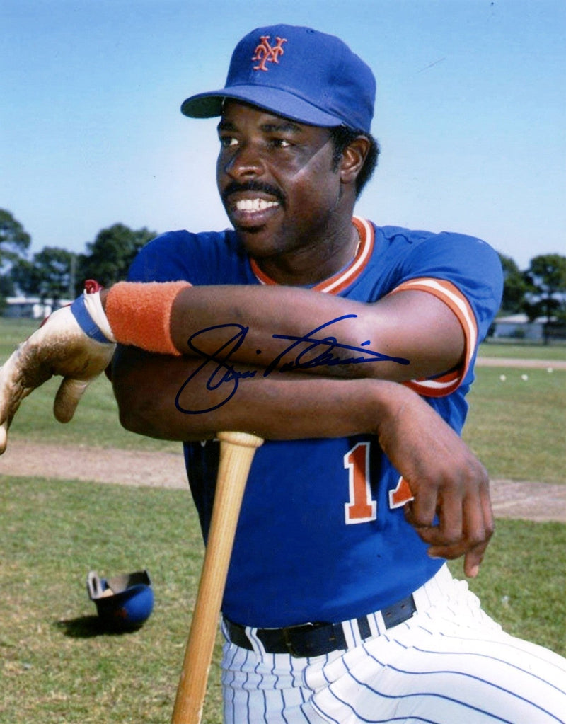 Ellis Valentine Signed Autographed New York Mets 8x10 Photo LSCM COA