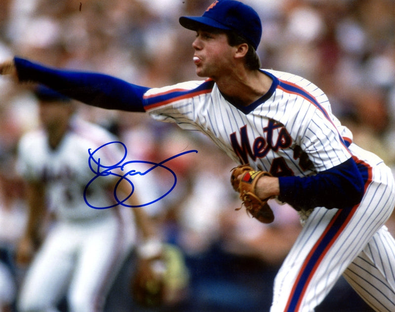 Roger McDowell Signed Autographed New York Mets 8x10 Photo LSCM COA #1