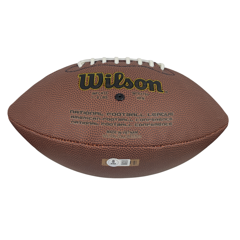 Justin Tucker & Brandon Aubrey Signed Dual Auto Wilson Football Beckett BAS COA