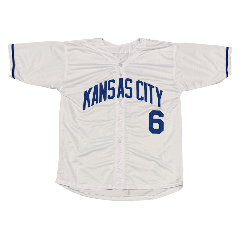 Willie Wilson Signed Kansas City Royals Custom Jersey w/ 2 Ins JSA Witness COA