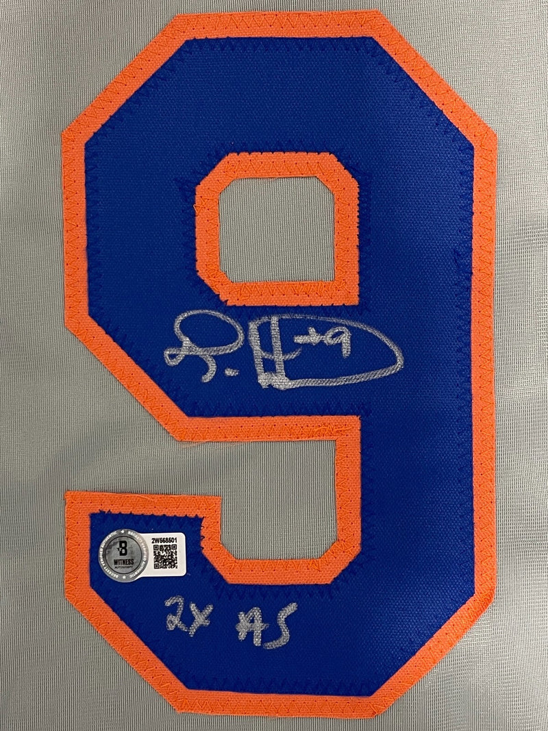 Todd Hundley Signed New York Mets Custom Jersey w/ 2x AS Beckett Witness BAS COA
