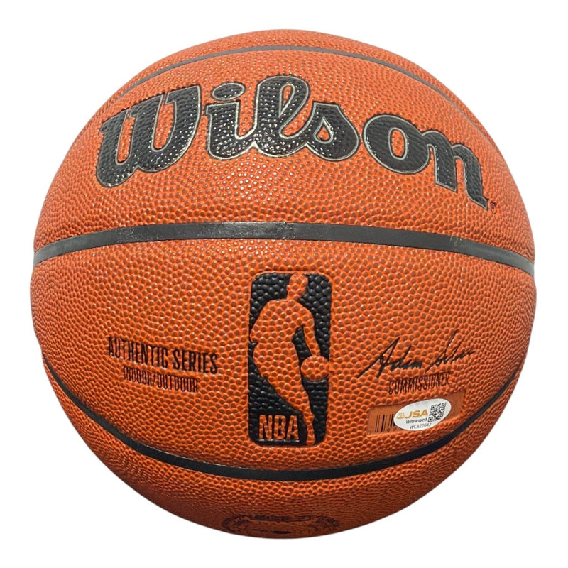 Earl Monroe Signed Autographed Wilson NBA Basketball w/ The Pearl JSA Wit COA